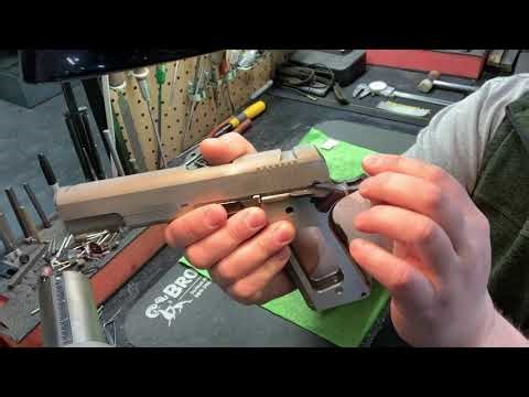 1911 Gunsmithing: Hand blending the slide/frame/grip safety