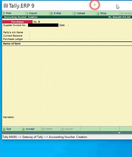 Change Inventory mode to Voucher mode in Purchase & Sales Voucher in Tally ERP 9🔥। #shorts #ytshorts
