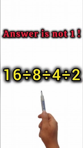 POV: Most People Get This Math Question Wrong!