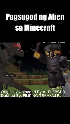 Alien Invasion Animation Minecraft by AJTHEBOLD (TAGALOG)‪@AJTHEBOLD‬ #minecraf##viral#minecraftmeme