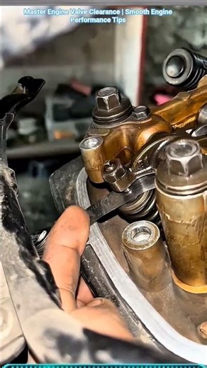 Master Engine Valve Clearance | Smooth Engine Performance Tips #shorts #mechanic #automobile
