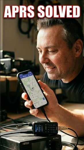 DIY Walkie-Talkie Ham Radio Setup: APRSdroid & TNC4 Magic! #shorts