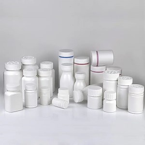 [Hot Item] Empty HDPE Round Pill Container Medicine Vitamin Capsule Storage Plastic Tablet Bottle