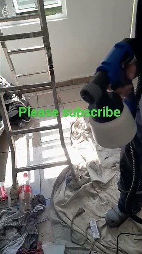 First test with the MAC AFRIC HVLP Airless Electric Spray gun