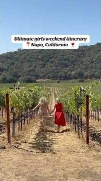 The perfect 3-day itinerary for📍Napa, California 🍷 #napavalley #winecountry #california
