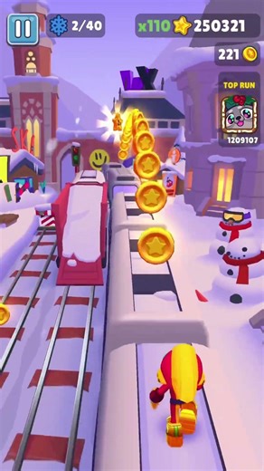 Subwaysurfers Winter Extreme with Max #shorts #trending #trendingshorts #subwaysurfers