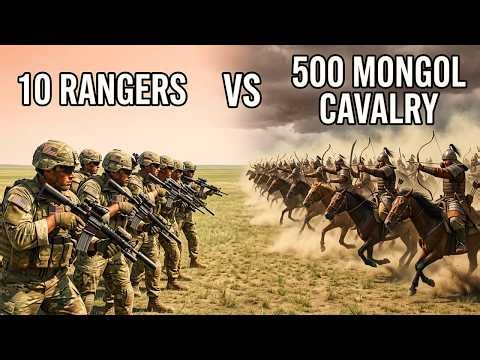 10 Rangers vs 500 Mongol Cavalry