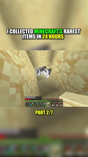 Collecting Minecraft's Rarest Items in 24 Hours - Part 2