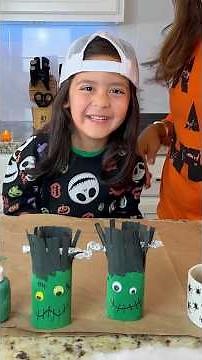 EASY Frankenstein Toilet Paper Roll CRAFT for KIDS | Fun Halloween DIY