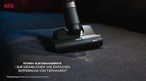 AEG AZE155 PetPro+ Tierhaardüse (Effiziente Tierhaarentfernung auf Sofas und Polstern, für Haushalt & Auto, Tiefenreinigung, verbesserte Leistung, passend für AEG 8000 Akku-Staubsauger, schwarz)
