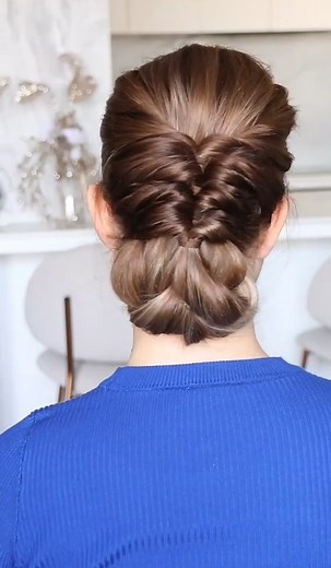 Fun low bun! #tutorial #viralreels #hairstyles #hack | Another Day Another Braid
