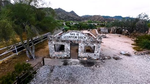 City of Phoenix, AZ on Instagram: "Scorpion Gulch isn't just a cool photo op - it's a part of Phoenix history! 👀 Located at the base of South Mountain, Scorpion Gulch was once a trading post and a family home in the 1930s. Check it out on this episode of Phoenix from Above. 🦂📸"