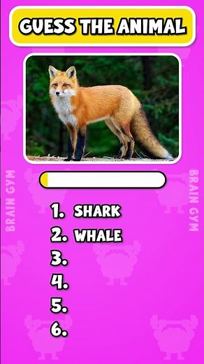 Only True Animal Lovers Can Pass This Guess The Animal Test!