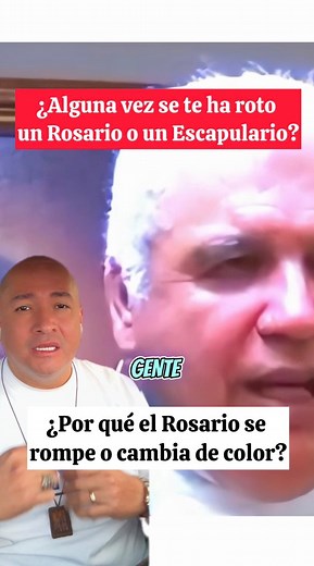 687K views · 21K reactions | El Padre Santillán nos explica del por qué muchas veces se rompen los Rosarios o cambian de color. | Yo Amo A La Virgen María | Facebook