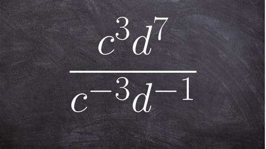 Simplifying an expression using the rules of exponents