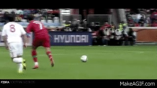 Running football gif on Make a GIF