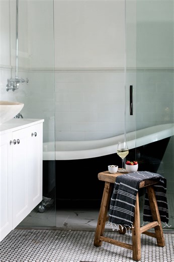 Transforming a Claw Foot Tub into a Wet Room