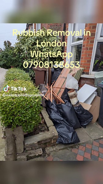 Rubbish collection #rubbish #waste #trash #london