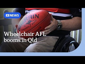 Paralympian Michael Dobbie-Bridges takes on wheelchair AFL | ABC News