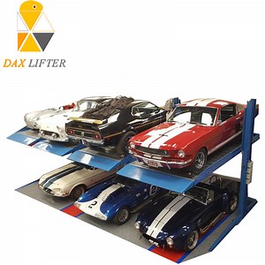 [Hot Item] Electric Lock 2 Post Car Lift Auto Triple Stacker Smart Parking System