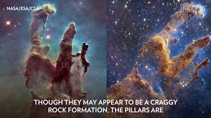 NASA'S Webb Telescope Captures Incredible Never-Before-Seen View of the Pillars of Creation