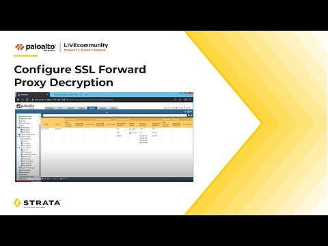 Configure SSL Forward Proxy Decryption
