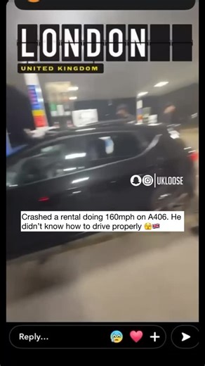 UKLOOSE 🇬🇧 (Deleted at 100k) on Instagram: "Dashcam footage is brutal LINK IN BIO to view it 🇬🇧 these sort of mans shouldn’t be allowed rentals lol"