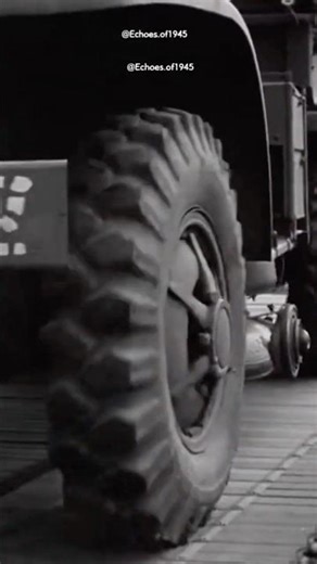 Massive Military Convoy Crossing WWII Pontoon Bridge #military #history