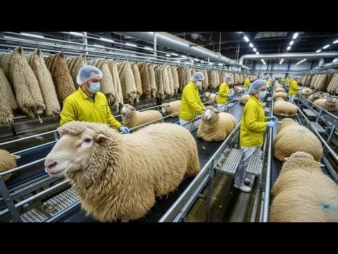 AMAZING Wool Manufacturing Process 🐑 | How It TRANSFORMS Into Soft Clothing