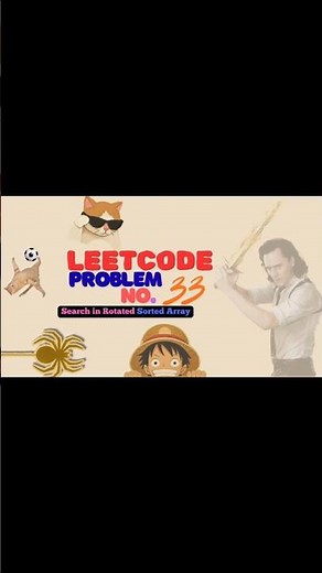 LeetCode 33 | Search in Rotated Sorted Array #LeetCode33 #BinarySearch #Java #DSA #Coding