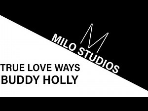 True Love Ways - Buddy Holly - Instrumental/Backing Track
