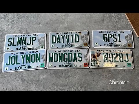 NH Chronicle: New Hampshire's tradition of vanity license plates