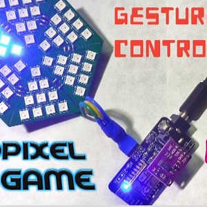 Gesture Control NeoPixel LED Game