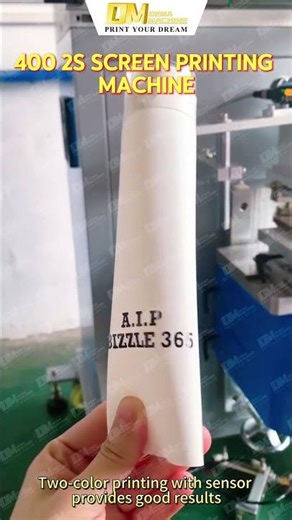 DM 4002S Semi automatic Screen Printer Tube printing 3