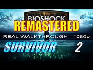 Bioshock Remastered Walkthrough Part 2 - SURVIVOR MODE - Medical Pavilion: The Incinerate Plasmid