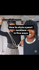 11K views · 182 reactions | How to style your pearl necklace in five different ways | Ruby's Fashion | Facebook