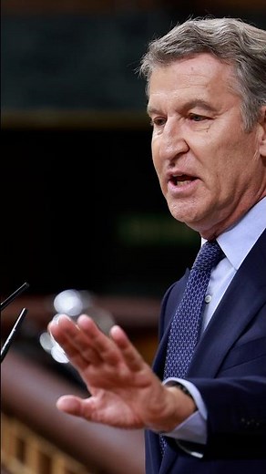 Feijóo asks Sánchez to resign for being "incompetent or complicit" #shorts