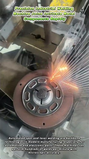 Precision Industrial Welding Machine Joins Intricate Metal Components Rapidly