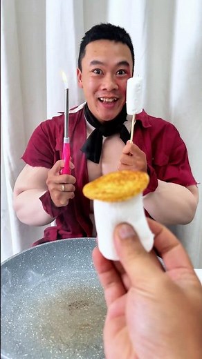 How to make the perfect MARSHMALLOW MASHROOM like friend😂 完璧なマシュマロマッシュルームの作り方