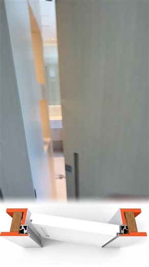 Architect and interior design | The art is in the concealment. The door that disappears. 👀 This cross-section reveals the secrets behind a flush door. ✨ #modernistdesign... | Instagram