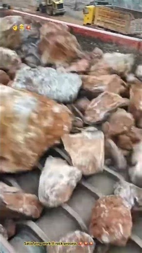 Rock filtering plate process - Good tool make work easy