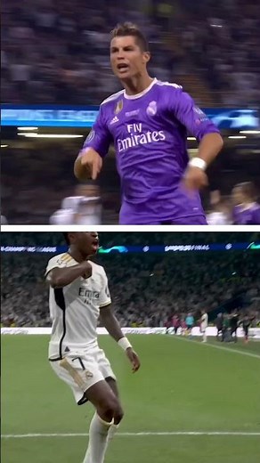 Vinicius Jr hit Cristiano Ronaldo's iconic celebration after scoring in the Champions League final 🤩