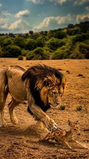 Fawn Faces the Harsh Reality of the Wild #wildlife #lion #facts #shorts