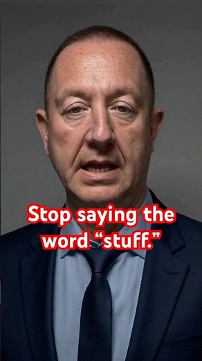 This word makes you sound unclear.