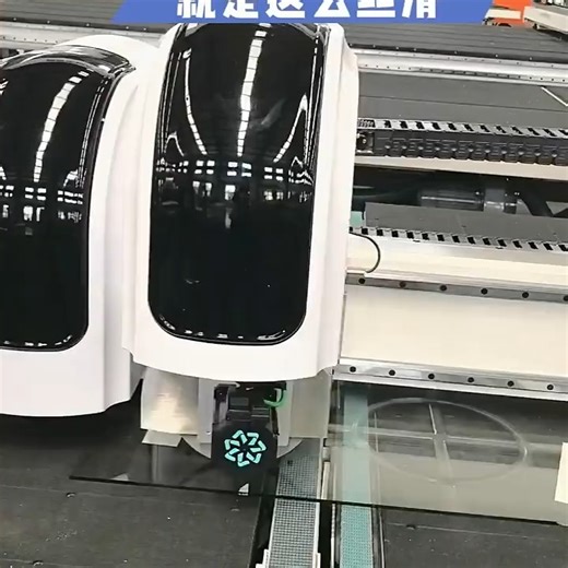 Jody Zhang on Instagram: "Glass cutting machine with Low-E Glass Edge Deletion, surface removal system on Low-E glass (optional feature) is the ideal solution for occasional productions of low emissivity glass. With its loading robot, the cutting line is able to load glass sheets from the different glass racks automatically from both sides. Standard shapes, imported shapes or scanned shapes can be cut with ease. The CNC program automatically adjusts the maximum axis speed for cutting process reg