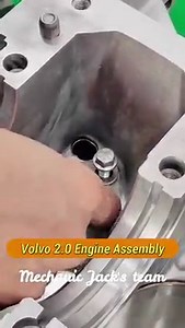 1.2M views · 16K reactions | Volvo 2.0 Engine Assembly #mechanic #mechanicjack #volvo #engine #assembly | Mechanic Jack's team | Facebook