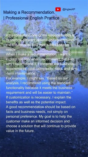 Day 6 – Making a Recommendation