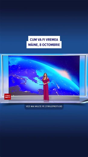 Vremea mâine 8 octombrie: temperaturi ridicate încă două zile