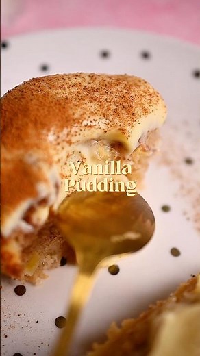 The easiest & most delicious Vanilla Pudding 😮‍💨💛 #Recipe in the description 🌟