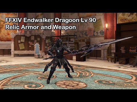 FFXIV Endwalker Dragoon Lv 89 Artifact Armor & Weapon